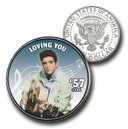 CNS2066 - Elvis Presley "Loving You" US Half Dollar Commemorative Coin