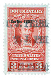 R639 - 1953 $3 U.S. Internal Revenue Stamp, Carmine
