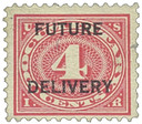 RC3 - 1918-34 4c Future Delivery, Carmine Rose