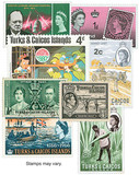 MP1074 - Turks and Caicos Islands, 100 Different Stamps