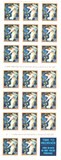 3012a - 1995 32c Midnight Angel, Booklet Pane of 20 Stamps