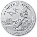 CNTAAL25D - 2021 National Tuskegee Airmen Historic Site Quarter, D Mint