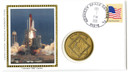 STS122M - STS-122 MEDALLIC COVER