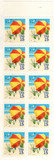 2443a - 1990 15c Beach Umbrella, bklt pane of 10