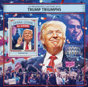 M11847 - 2016 Le 24000 US Presidentail Election - Trump Triumphs, Mint Souvenir Sheet, Sierra Leone