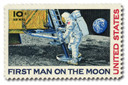 C76 - 1969 10c First Man on the Moon