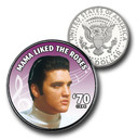 CNS2031 - Elvis Presley "Mama Liked the Roses" US Half Dollar Commemorative Coin