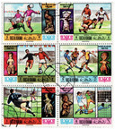 C57 - 1970 Ras Al Khaima - 1970 World Cup, Mexico, Complete Set of 6