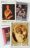 M4582 - Art on Stamps, 50 Different Stamps