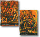 UN871-72 - 2004 Human Rights, 2 stamps
