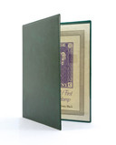 BLACK1xx - 1840 Penny Black, 2-3 Margins with Presentation Folder