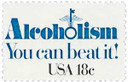 1927 - 1981 18c Alcoholism "You Can Beat It!"