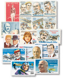 C68//C129 - 1963-91 Pioneers of Aviation, Set of 16 Stamps
