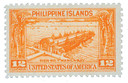 PH356 - 1932 12c Pier No. 7 Manila Bay, Orange, Philippine Islands
