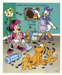 MDS359E -  1995 Disney and Friends - Characters At Work - Minnie The Maid, Mint Souveenir Sheet, Guyana