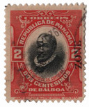 CZ47 - 1920 2c Fernandez de Cordoba, Orange Vermilion & Black, Canal Zone Overprint Type III