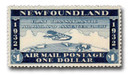 MA1904 - 1932 $1.00 Newfoundland Wayzata Private Airmail Stamp