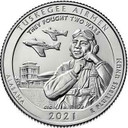 CNTAAL25P - 2021 National Tuskegee Airmen Historic Site Quarter, P Mint