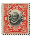 CZ39 - 1912 2c Fernandez de Cordoba, Vermilion & Black, Canal Zone Overprint Type II