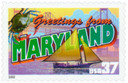 3715 - 2002 37c Greetings from America: Maryland