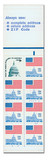 1623Bc - 1977 9c Flag Over Capitol (1590A) & 13c Capitol Dome (1623B), Booklet Pane of 8 Stamps