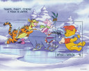 MDS239F - 1998 Disney's Winnie the Pooh-A Year With Friends, Mint Souvenir Sheet, Antigua-Barbuda