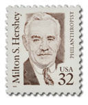2933 - 1995 32c Great American Series: Milton S. Hershey
