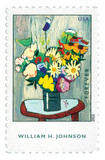 4653 - 2012 First-Class Forever Stamp - American Treasures: William H. Johnson, Flowers Painting