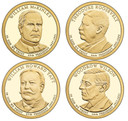 M11309 - 2013 US Presidents Coins, D Mint set of 4