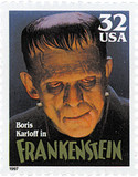 3170 - 1997 32c Classic Movie Monsters: Boris Karloff as Frankenstein 3170 - 1997 32c Classic Movie Monsters: Boris Karloff as Frankenstein