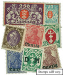 MP1370 - Danzig, 300 Different Stamps