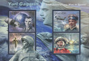 M12279 - 2012 3,400/- Yuri Gagarin, Man in Space 50th Anniversary sheet of 4