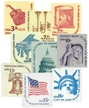 1613-19 - 1975-79 Americana Series: Set of 9 Coil Stamps