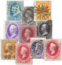 134//218 - 1871-88 Bank Notes, Set of 10 Stamps