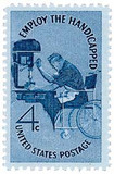 1155 - 1960 4c Employ the Handicapped