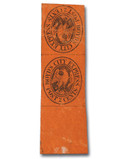 20L16 - 1861 2c Boyd's City Express, Black on Red Paper