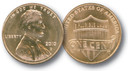 M10558 - 2010 1c Lincoln Pennies - Set of 2 - 1 each from Denver and Philadelphia Mints
