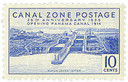 CZ127 - 1939 10c Gatun Locks After, Ultramarine, Canal Zone