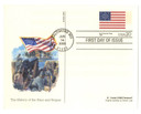 UX331 - 2000 20c Fort Sumter Flag PC FDC