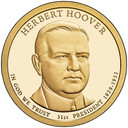 CNPRES31P - 2014 $1.00 President Herbert Hoover