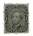 RO73a - 1862-71 1c Jas. Eaton Matches, Black, Old Paper