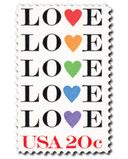 2072 - 1984 20c Love Series: Love with Hearts