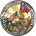 TV - Civil War Divides the Nation Coin