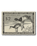 RW21 - 1954 $2.00 Federal Duck Stamp - Ring-Necked Ducks
