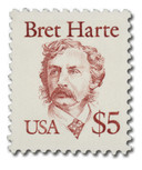 2196 - 1987 $5 Great Americans Series: Bret Harte