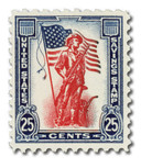 S7 - 1961 25c Savings, Dark Blue