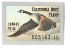 SDCA20 - 1990 California State Duck Stamp