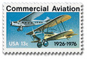 1684 - 1976 13c Commercial Aviation