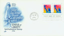 2599v - 1994 29c Statue of Liberty, Coil Pair with Paper Backing, First Day Cover