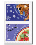5247,5249 - 2017 First-Class Forever Stamp - Christmas Carols; Deck the Halls & Jingle Bells